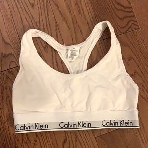 Calvin Klein white bra